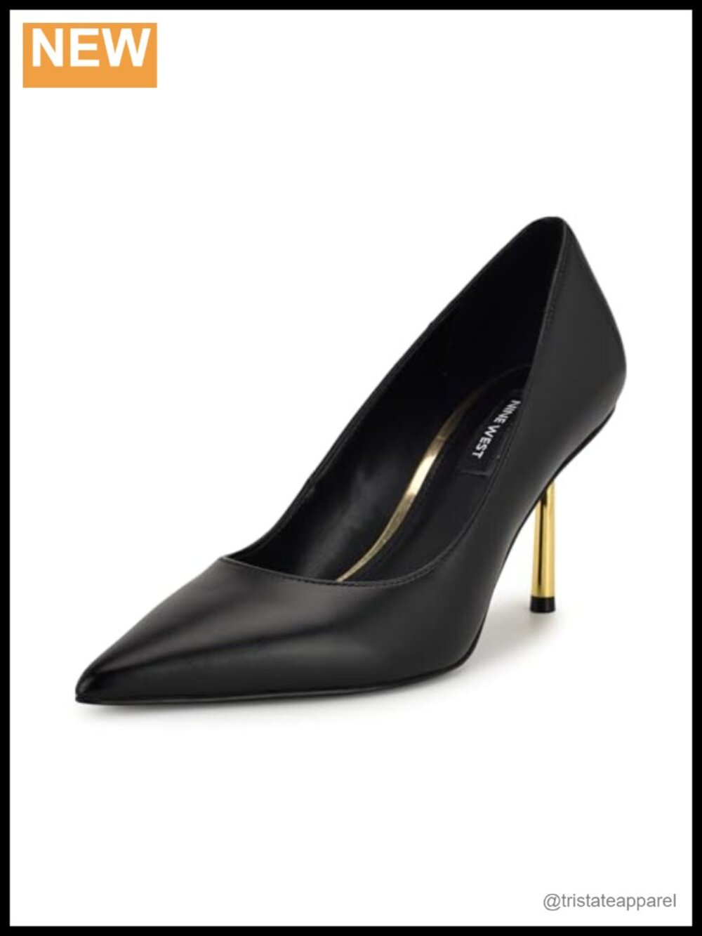 Faux Leather Pointed Toe Stiletto Heel Dress Pumps Slip-On Formal